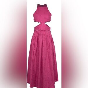 FARM Rio Open-Side Midi Dress